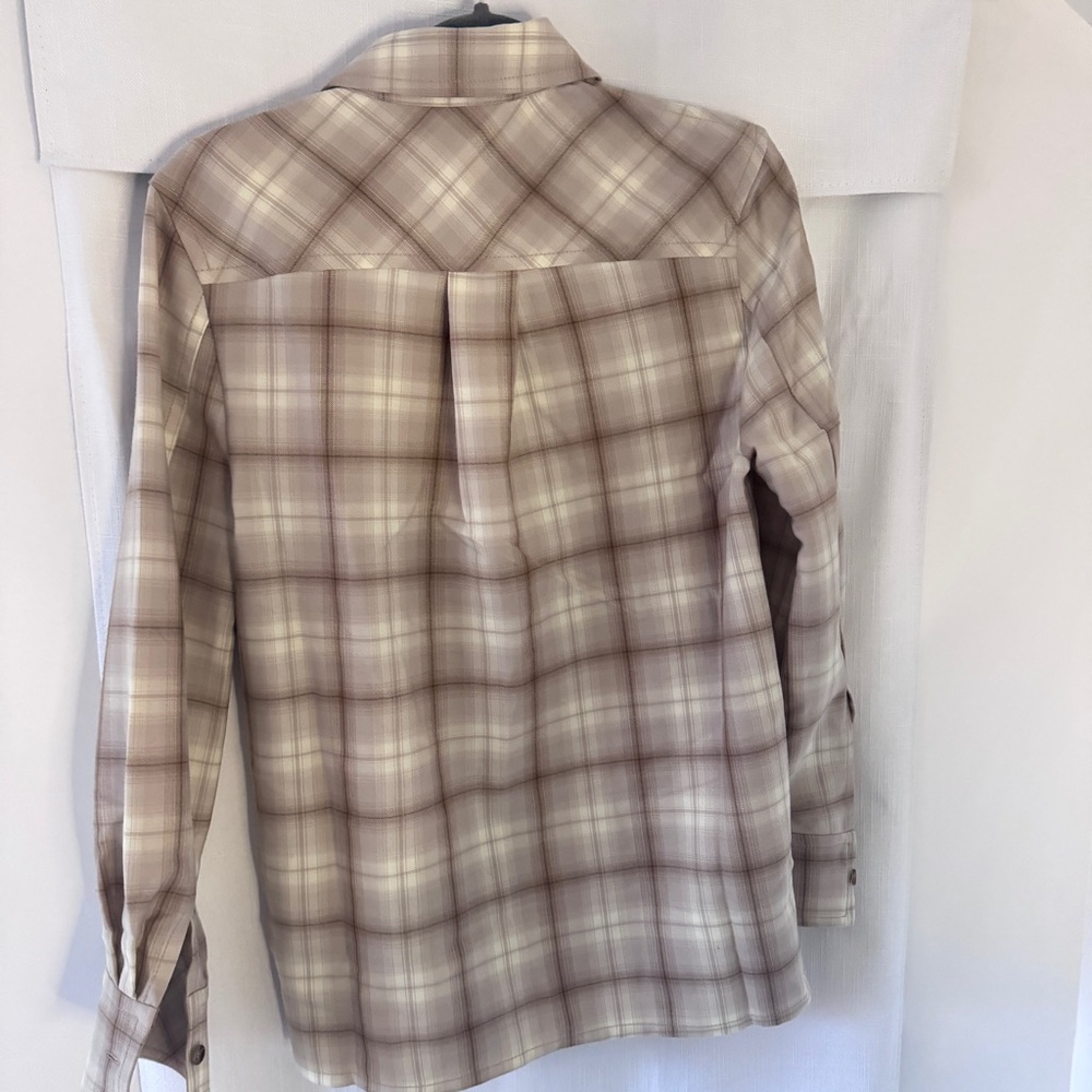 New Cos Checked Flannel Button Down Long Sleeve S… - image 7